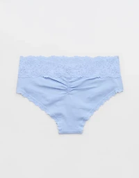 Superchill Cotton Rosey Lace Cheeky Underwear