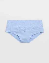 Superchill Cotton Rosey Lace Cheeky Underwear