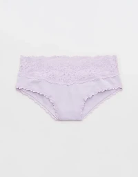 Superchill Cotton Rosey Lace Cheeky Underwear