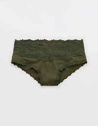 Superchill Cotton Rosey Lace Cheeky Underwear