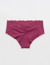 Superchill Cotton Rosey Lace Cheeky Underwear