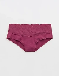 Superchill Cotton Rosey Lace Cheeky Underwear