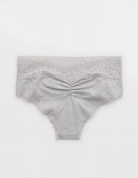 Superchill Vintage Lace Cotton Cheeky Underwear