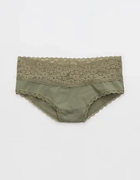 Superchill Vintage Lace Cotton Cheeky Underwear