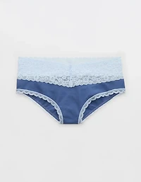 Superchill Vintage Lace Cotton Cheeky Underwear