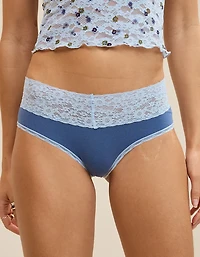 Superchill Vintage Lace Cotton Cheeky Underwear