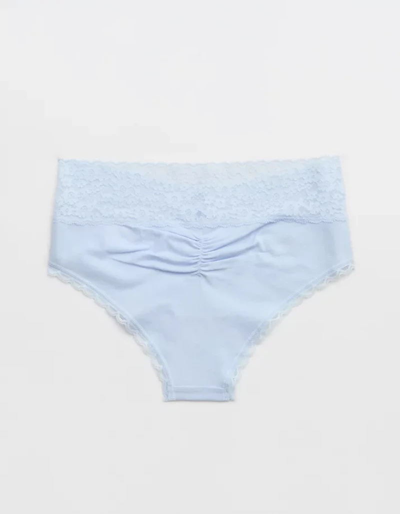 Superchill Vintage Lace Cotton Cheeky Underwear