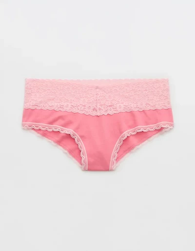 Superchill Vintage Lace Cotton Cheeky Underwear