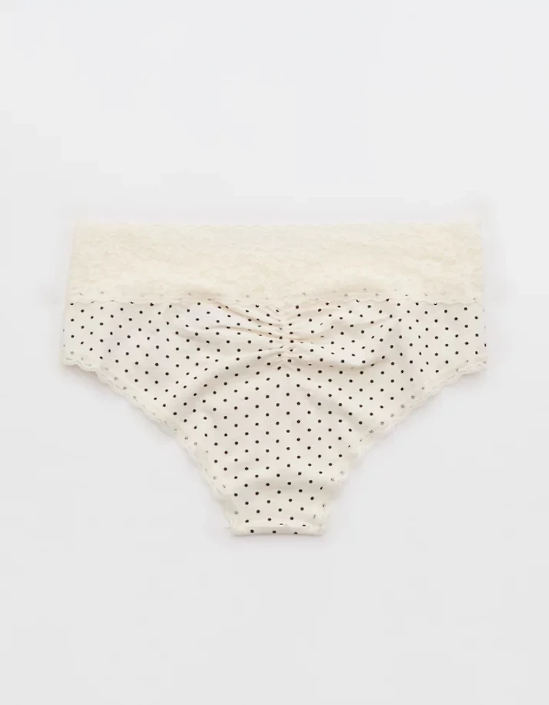 Superchill Vintage Lace Cotton Cheeky Underwear