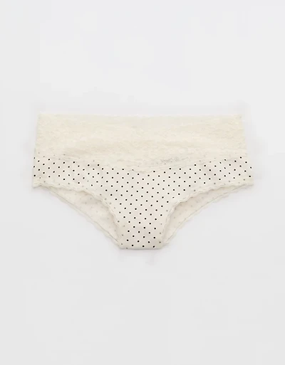 Superchill Vintage Lace Cotton Cheeky Underwear