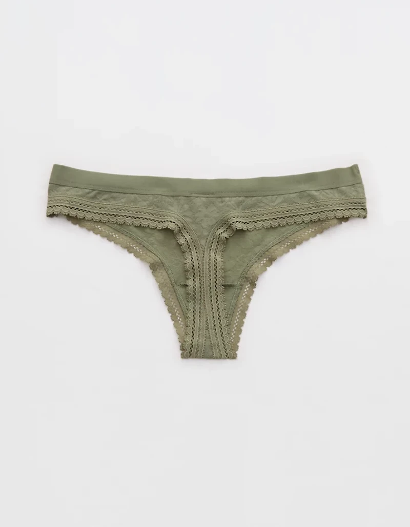 Superchill Cotton Jacquard Thong Underwear