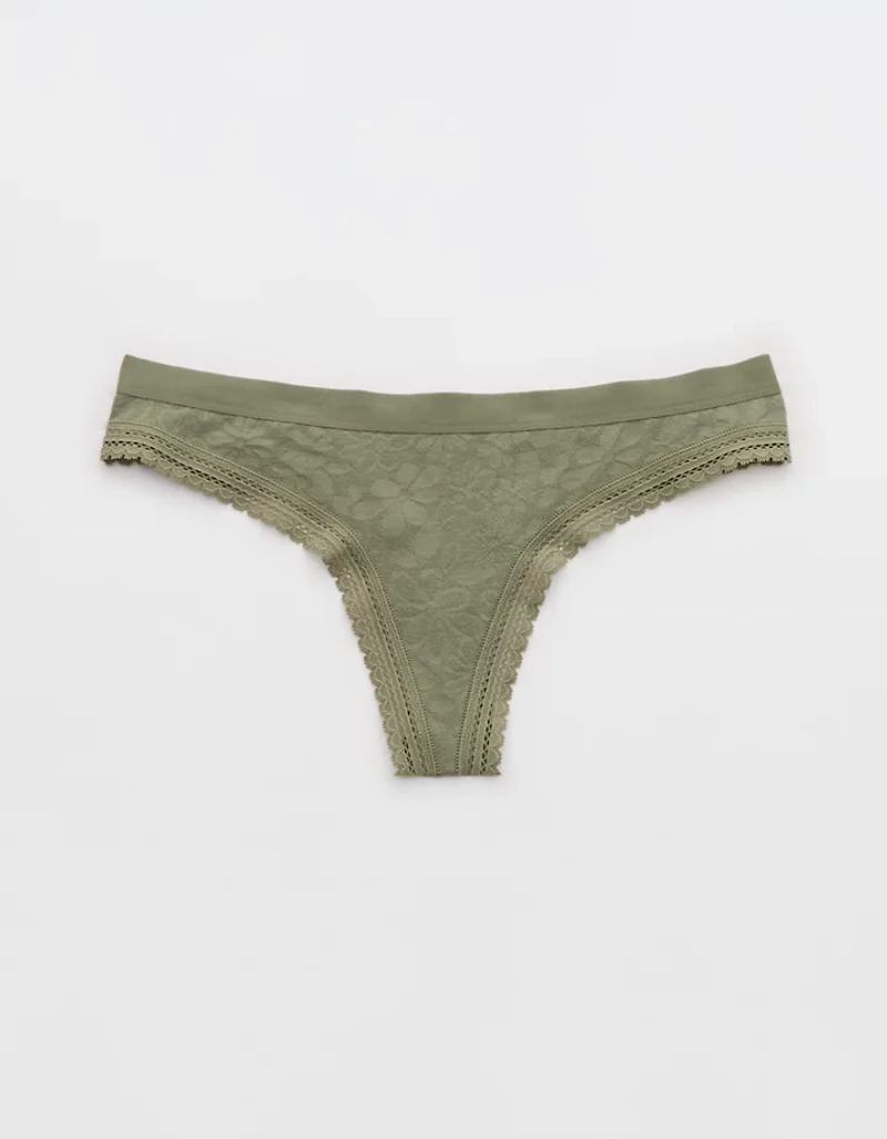 Superchill Cotton Jacquard Thong Underwear