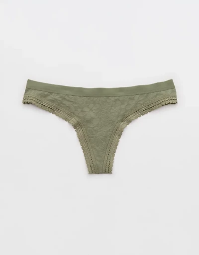 Superchill Cotton Jacquard Thong Underwear