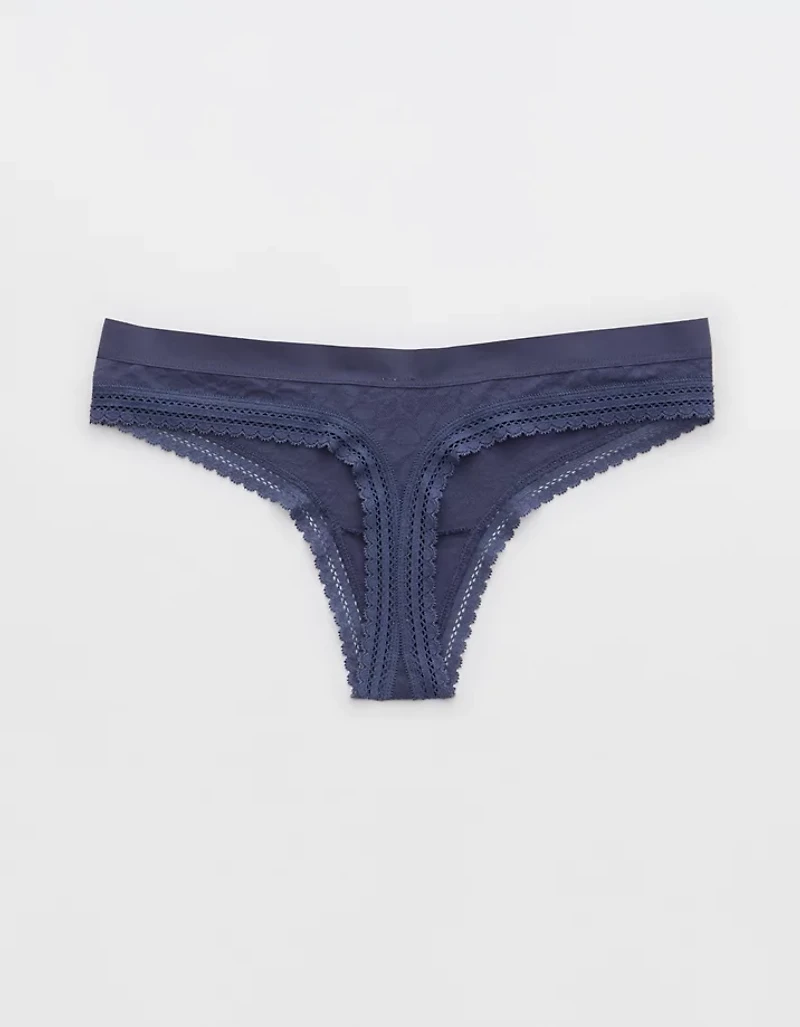 Superchill Cotton Jacquard Thong Underwear