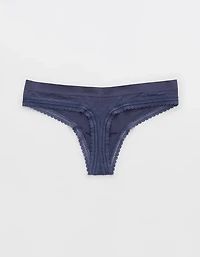 Superchill Cotton Jacquard Thong Underwear