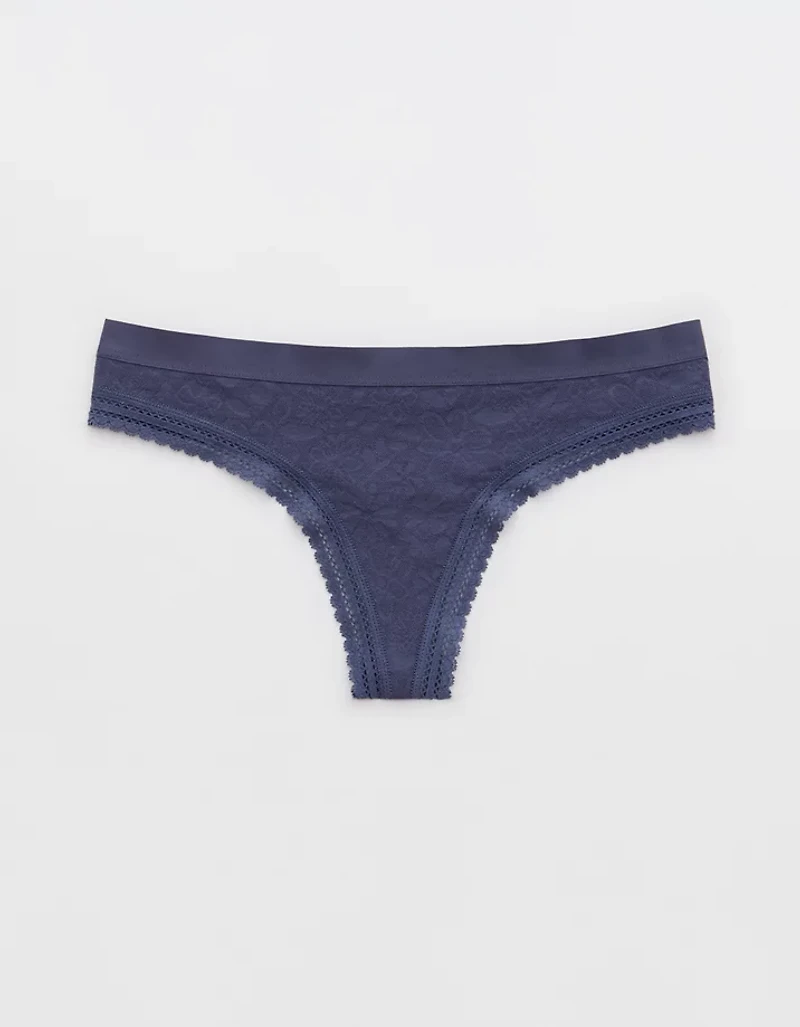 Superchill Cotton Jacquard Thong Underwear
