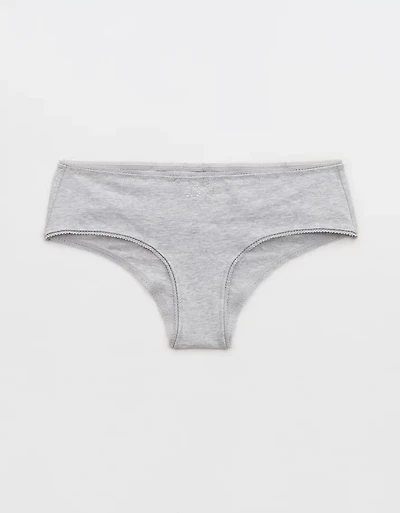 Superchill Cotton Ruched Picot Cheeky Underwear