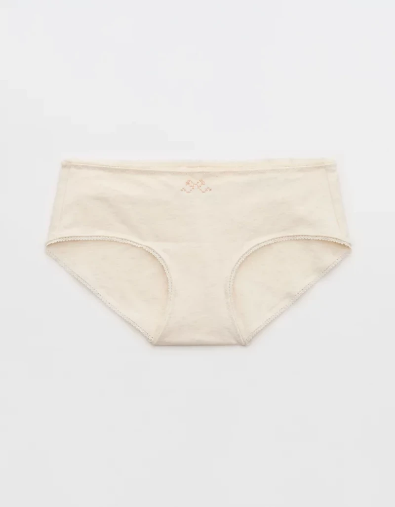 Superchill Cotton Ruched Picot Boybrief Underwear