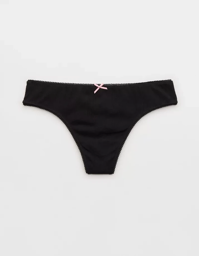 Superchill Pointelle Thong Underwear