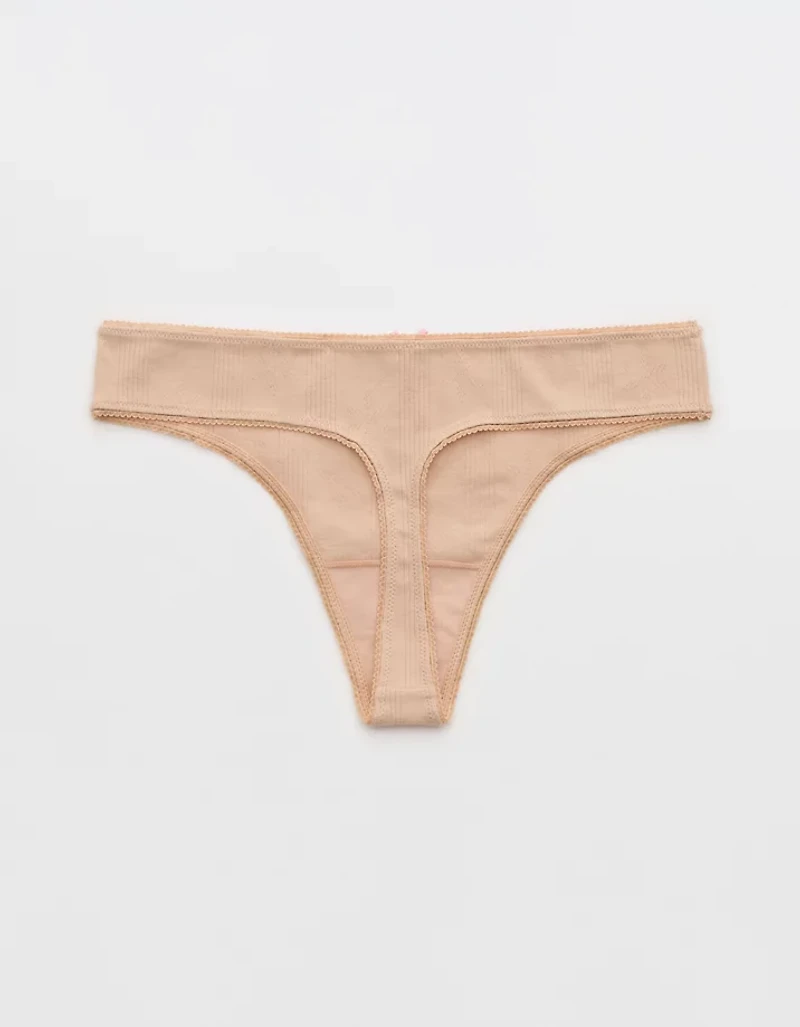 Superchill Pointelle Thong Underwear