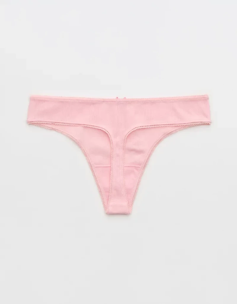 Superchill Pointelle Thong Underwear