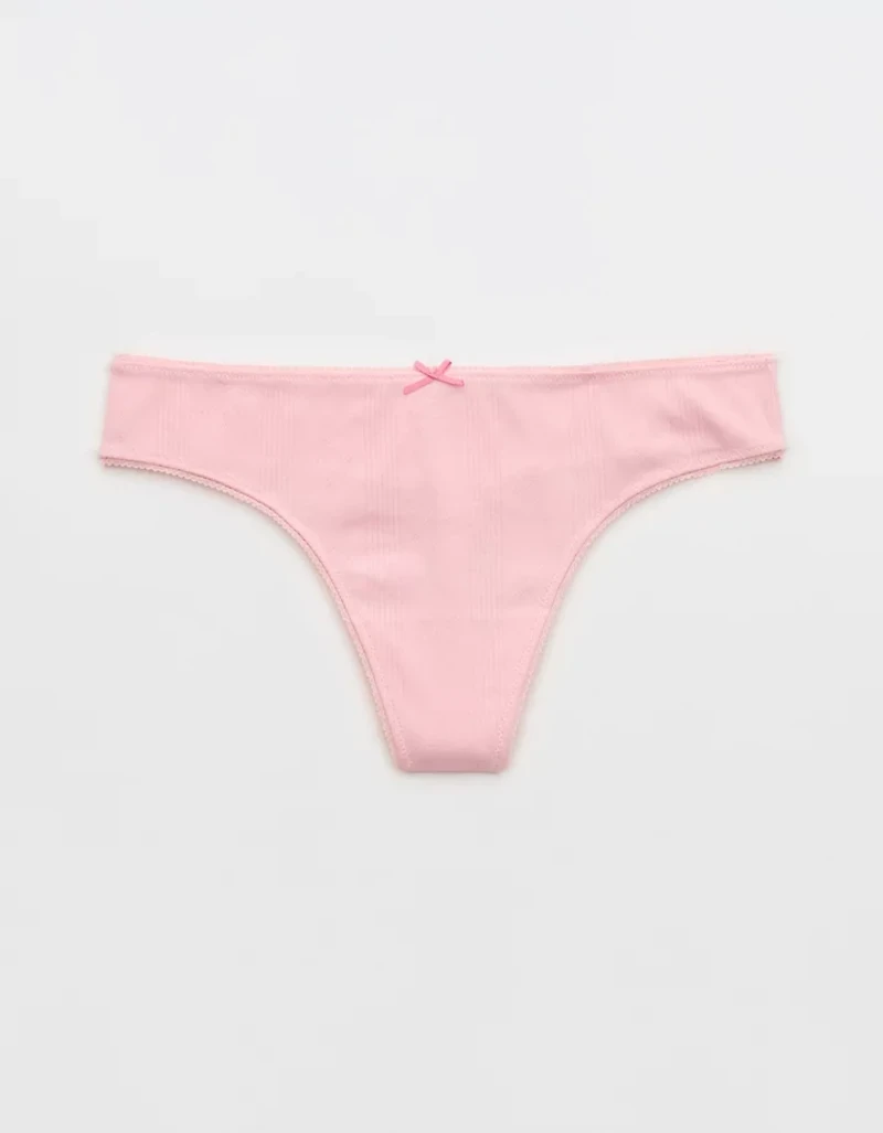 Superchill Pointelle Thong Underwear