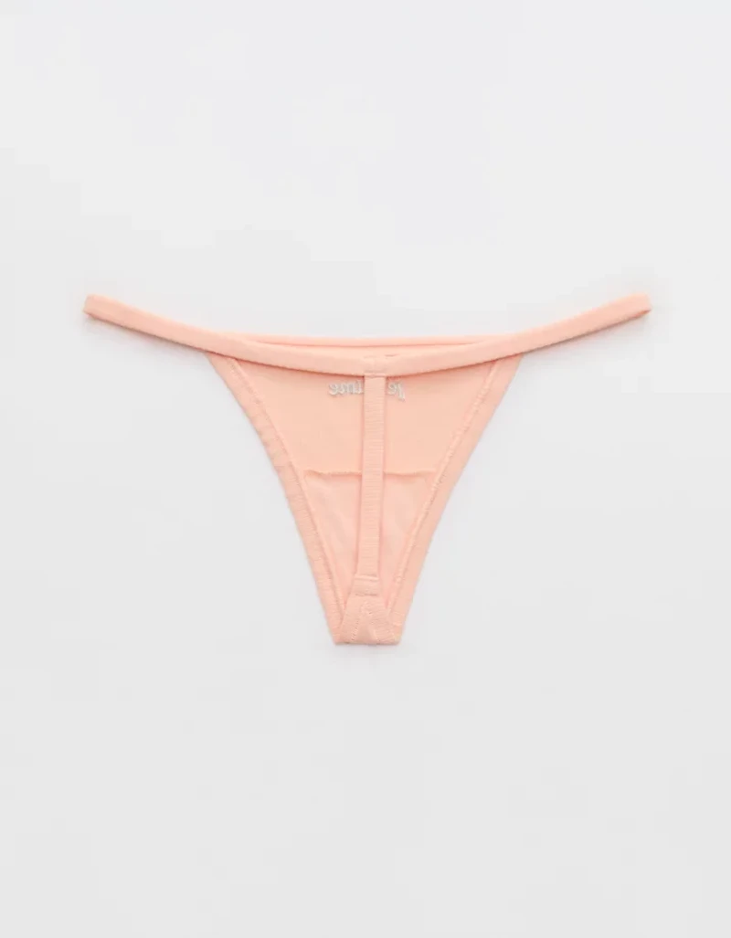 Superchill Cotton Rib String Thong Underwear