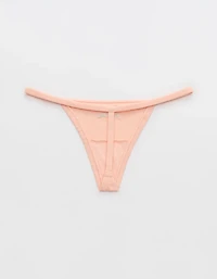 Superchill Cotton Rib String Thong Underwear