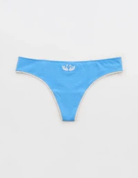Superchill Cotton Picot Thong Underwear