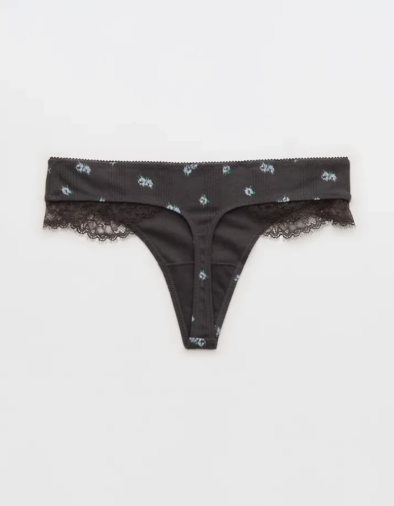Superchill Pointelle Thong Underwear