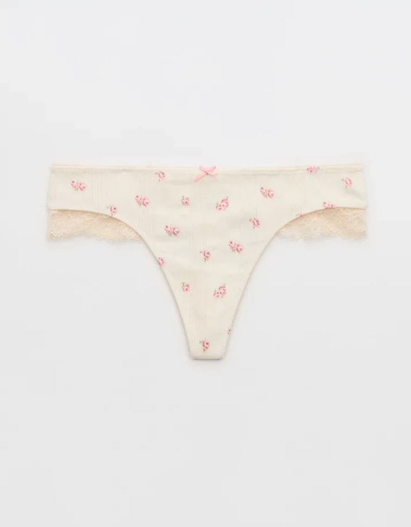 Superchill Pointelle Thong Underwear