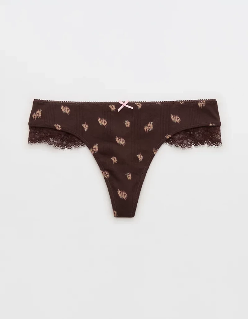 Superchill Pointelle Thong Underwear