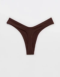 Superchill Cotton Rib Thong Underwear