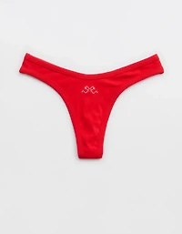 Superchill Cotton Rib Thong Underwear