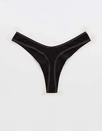 Superchill Cotton Zebra Jacquard Thong Underwear