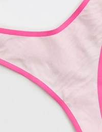 Superchill Cotton Zebra Jacquard Thong Underwear