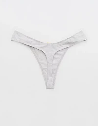 Superchill Cotton Ruched Thong Underwear