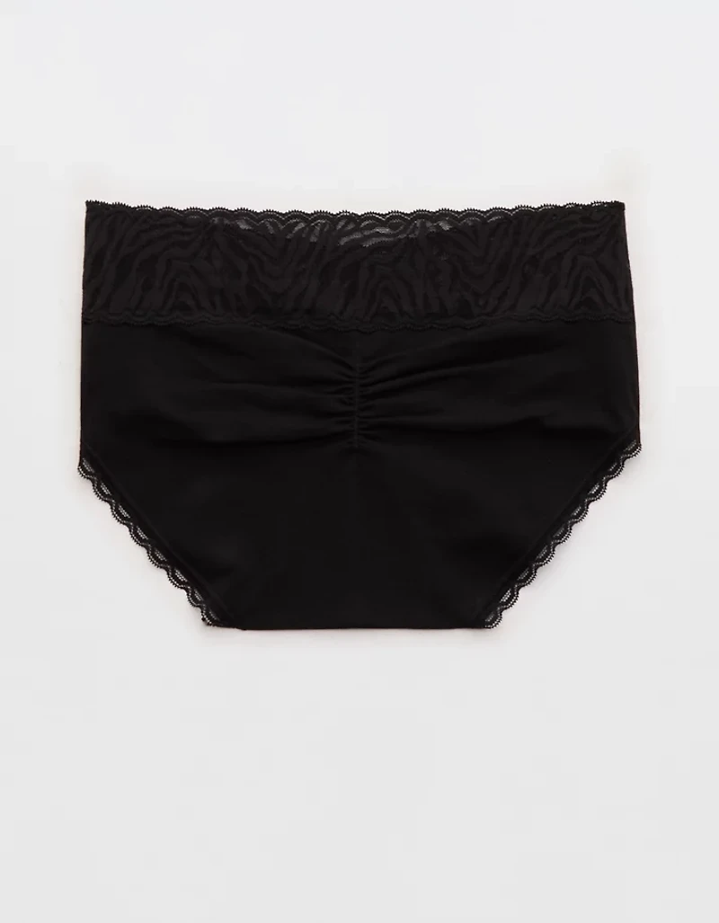 Superchill Cotton Zebra Lace Boybrief Underwear