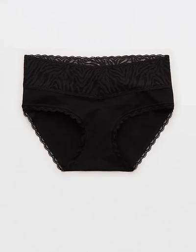 Superchill Cotton Zebra Lace Boybrief Underwear