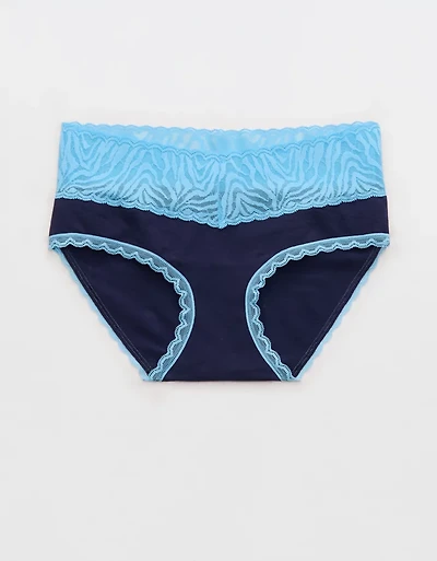 Superchill Cotton Zebra Lace Boybrief Underwear