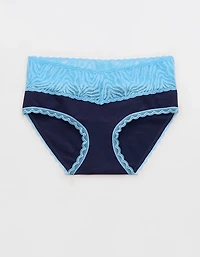 Superchill Cotton Zebra Lace Boybrief Underwear