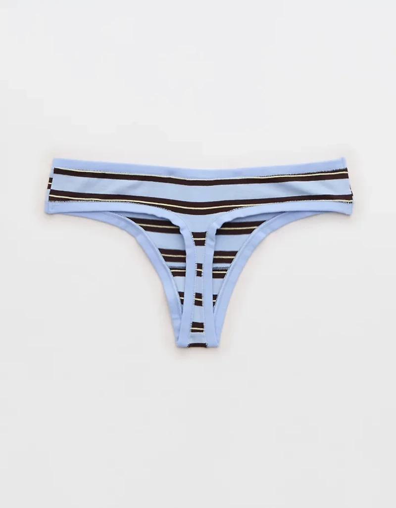 Superchill Cotton Button Thong Underwear