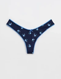 Superchill Cotton Picot Thong Underwear