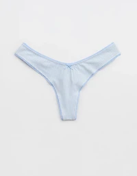 Superchill Cotton Picot Thong Underwear