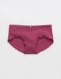 Superchill Cotton Pointelle Lace Boybrief Underwear