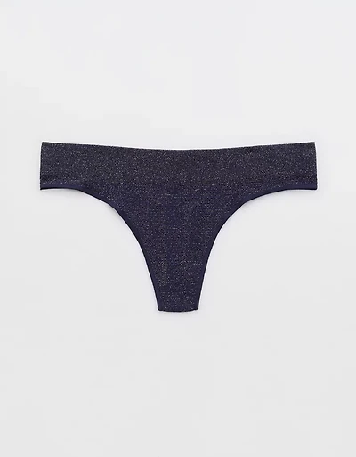 Superchill Seamless Lurex Thong Underwear