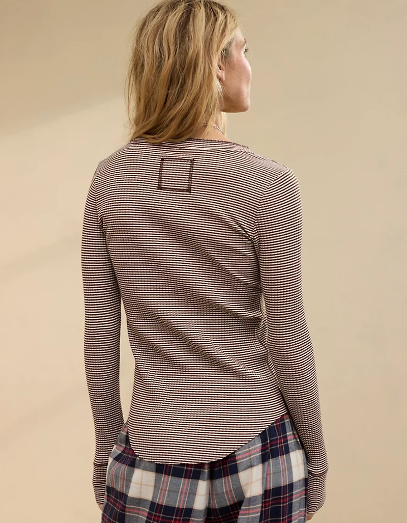 Aerie Essential Crewneck Layering T-Shirt