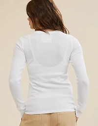 Aerie Essential Crew Layering T-Shirt