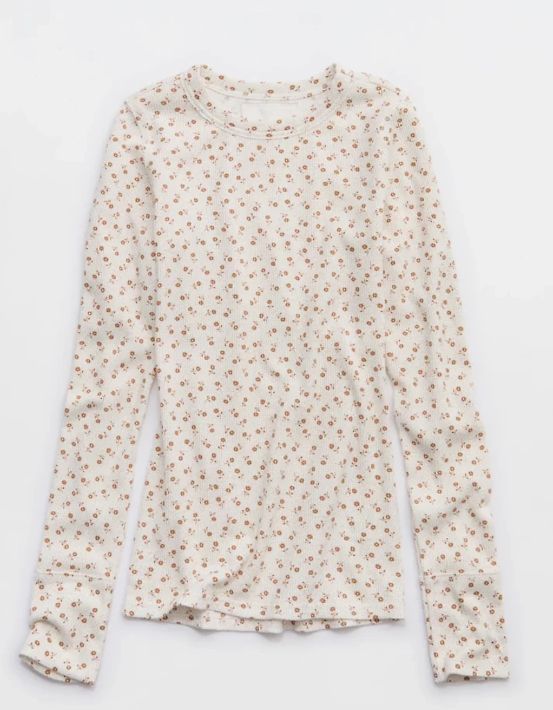 Aerie Essential Crew Layering T-Shirt