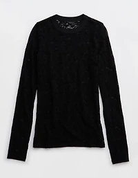 Aerie Essential Lace Layering T-Shirt